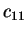 $c_{11}$
