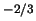 $^{-2/3}$