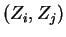 $(Z_i, Z_j)$
