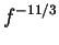 $f^{11/6}$